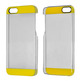 Transparent Plastic Case for iPhone 5/5S Nero