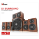 Trust Vigor diffusori in legno 5.1 150W RMS
