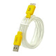 Luminous charge/sync cable for Galaxy Note 3 Giallo