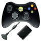 Wireless Controller Xbox 360 + Play & Charge Kit Black