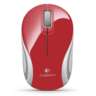 Ratón Logitech Wireless Mini M187 Rojo