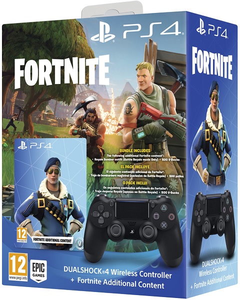 Dualshock Nero v. 2   Fortnite