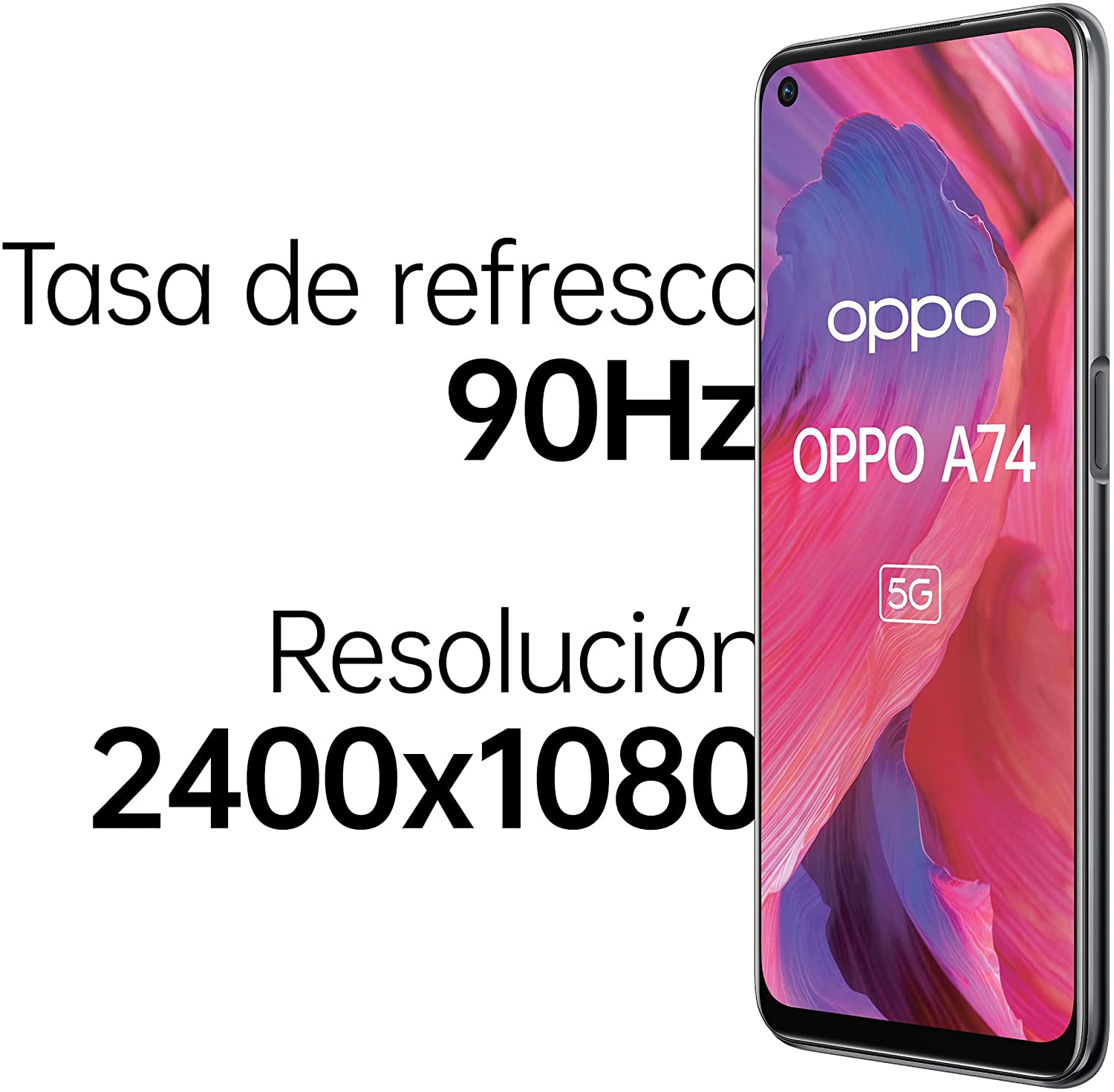 Smartphone Oppo A74 5G 6GB/128GB 6,5 '' Silver